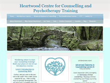 Tablet Screenshot of heartwoodcounselling.org